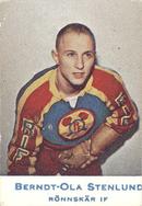 1957-58 Alfa Ishockey (Swedish) #117 Berndt Ola Stenlund Front