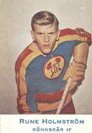 1957-58 Alfa Ishockey (Swedish) #121 Rune Holmstrom Front