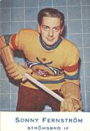 1957-58 Alfa Ishockey (Swedish) #134 Sonny Fernstrom Front
