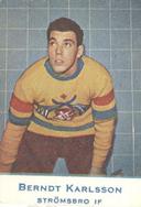 1957-58 Alfa Ishockey (Swedish) #139 Berndt Carlsson Front