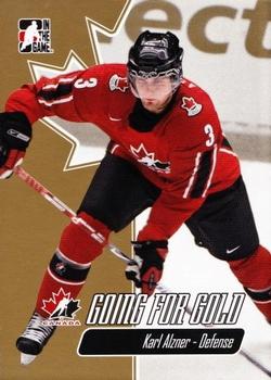 2007 In The Game Going For Gold #3 Karl Alzner Front