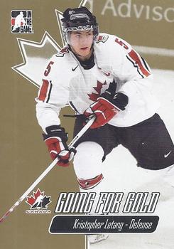 2007 In The Game Going For Gold #5 Kristopher Letang Front