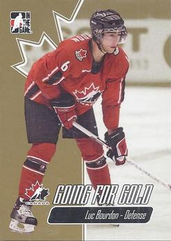 2007 In The Game Going For Gold #6 Luc Bourdon Front