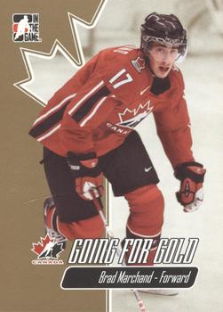 2007 In The Game Going For Gold #15 Brad Marchand Front