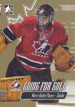 2007 In The Game Going For Gold #27 Marc-Andre Fleury Front