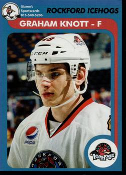 2018-19 Gizmo's Sportscards Rockford IceHogs (AHL) #NNO Graham Knott Front