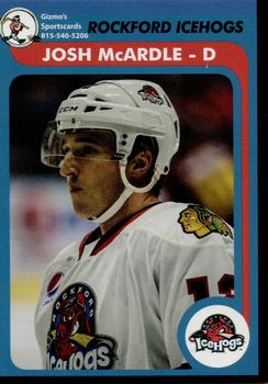 2018-19 Gizmo's Sportscards Rockford IceHogs (AHL) #NNO Josh McArdle Front