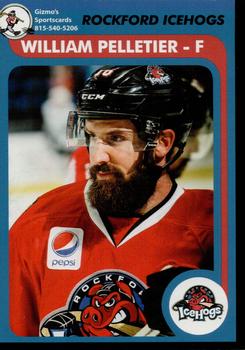 2018-19 Gizmo's Sportscards Rockford IceHogs (AHL) #NNO William Pelletier Front