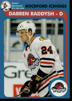 2018-19 Gizmo's Sportscards Rockford IceHogs (AHL) #NNO Darren Raddysh Front