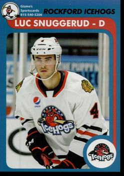 2018-19 Gizmo's Sportscards Rockford IceHogs (AHL) #NNO Luc Snuggerud Front