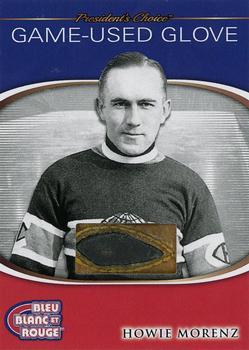 2018 President's Choice Bleu Blanc Et Rouge - Game-Used Glove #GUG-8 Howie Morenz Front