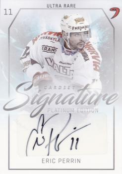 2018-19 Cardset Finland - Signature Ultra Rare Series 2 #NNO Eric Perrin Front