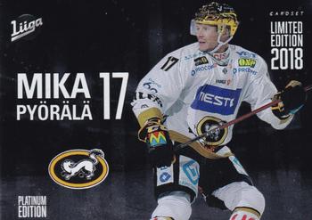2018-19 Cardset Finland - Limited Edition Series 2 #NNO Mika Pyörälä Front