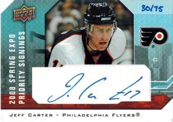 2007-08 Upper Deck Toronto Spring Expo Priority Signings #PS-JC Jeff Carter Front