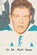 1966 Coralli Hockeystjarnor (Swedish) #36 Kjell Fhinn Front