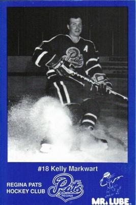 1989-90 Mr. Lube Regina Pats (WHL) #NNO Kelly Markwart Front