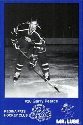 1989-90 Mr. Lube Regina Pats (WHL) #NNO Gary Pearce Front