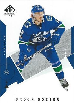 2018-19 SP Authentic #3 Brock Boeser Front