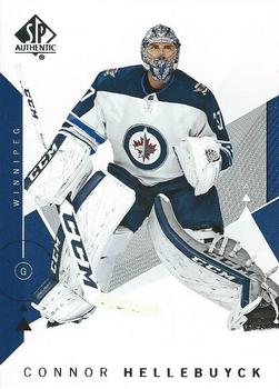 2018-19 SP Authentic #28 Connor Hellebuyck Front