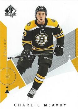 2018-19 SP Authentic #59 Charlie McAvoy Front