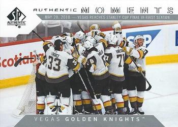 2018-19 SP Authentic #107 Vegas Golden Knights Front