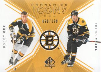 2018-19 SP Authentic #120 Bobby Orr / Zdeno Chara Front