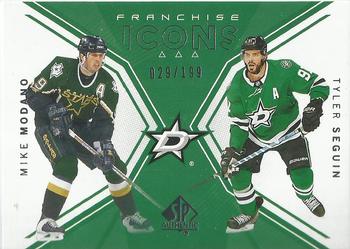2018-19 SP Authentic #139 Mike Modano / Tyler Seguin Front