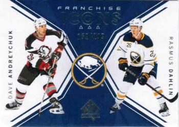 2018-19 SP Authentic #147 Dave Andreychuk / Rasmus Dahlin Front
