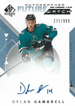 2018-19 SP Authentic #172 Dylan Gambrell Front