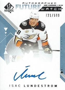 2018-19 SP Authentic #197 Isac Lundestrom Front
