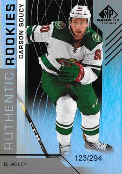 2018-19 SP Game Used - Authentic Rookies Rainbow #152 Carson Soucy Front
