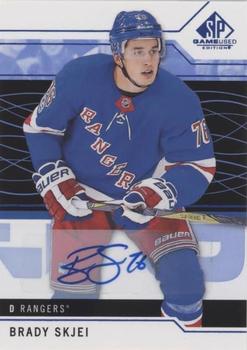 2018-19 SP Game Used - Blue Autographs #58 Brady Skjei Front