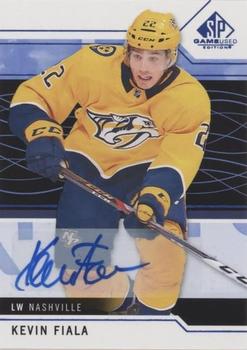 2018-19 SP Game Used - Blue Autographs #84 Kevin Fiala Front