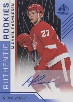 2018-19 SP Game Used - Blue Autographs #103 Michael Rasmussen Front