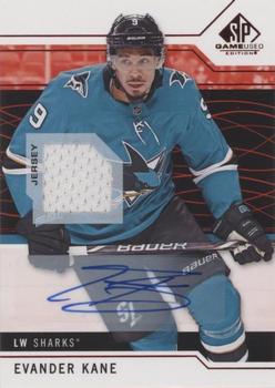 2018-19 SP Game Used - Red Autograph Jersey #16 Evander Kane Front