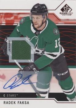 2018-19 SP Game Used - Red Autograph Jersey #38 Radek Faksa Front