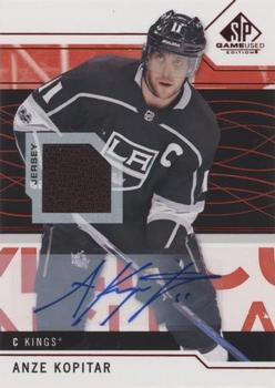 2018-19 SP Game Used - Red Autograph Jersey #45 Anze Kopitar Front
