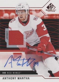 2018-19 SP Game Used - Red Autograph Jersey #52 Anthony Mantha Front