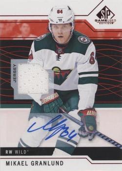 2018-19 SP Game Used - Red Autograph Jersey #61 Mikael Granlund Front
