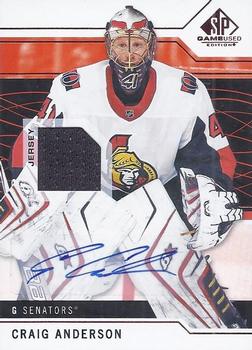 2018-19 SP Game Used - Red Autograph Jersey #73 Craig Anderson Front