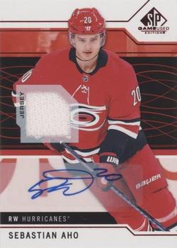 2018-19 SP Game Used - Red Autograph Jersey #81 Sebastian Aho Front