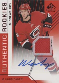 2018-19 SP Game Used - Red Autograph Jersey #127 Nicolas Roy Front