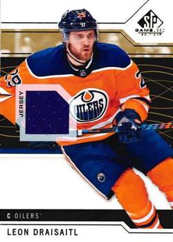 2018-19 SP Game Used - Gold Jersey Relic #63 Leon Draisaitl Front