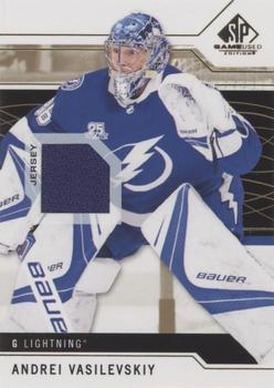 2018-19 SP Game Used - Gold Jersey Relic #75 Andrei Vasilevskiy Front