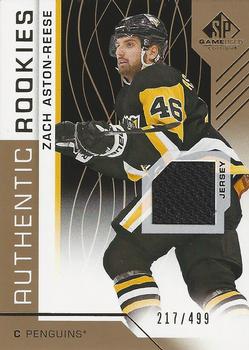 2018-19 SP Game Used - Gold Jersey Relic #155 Zach Aston-Reese Front