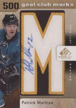 2018-19 SP Game Used - 500 Goal Club Marks #GCM-PM Patrick Marleau Front