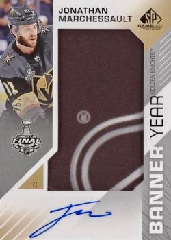 2018-19 SP Game Used - Banner Year Jumbo Relic Auto 2018 NHL Stanley Cup Finals #BSC-JM Jonathan Marchessault Front