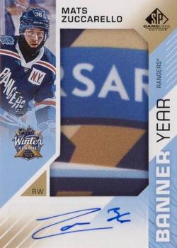 2018-19 SP Game Used - Banner Year Jumbo Relic Auto 2018 NHL Winter Classic #BWC-MZ Mats Zuccarello Front