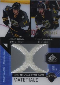 2018-19 SP Game Used - 2016 NHL All-Star Game Net Cord Duals #ASNCD-BS Jamie Benn / Tyler Seguin Front