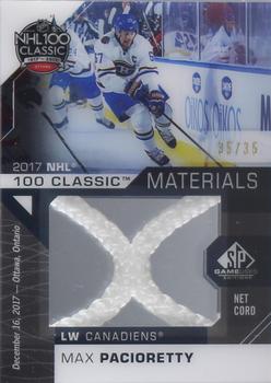 2018-19 SP Game Used - 2017 NHL 100th Classic Material Net Cords #NNC-MP Max Pacioretty Front